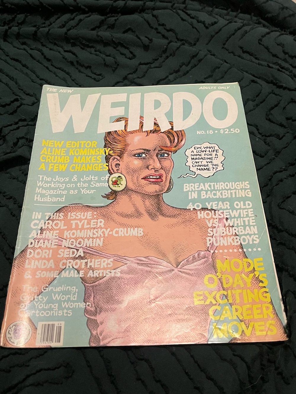 WEIRDO #18 MAGAZINE - Last Gasp Comic 1986 - Robert Crumb - Krazy